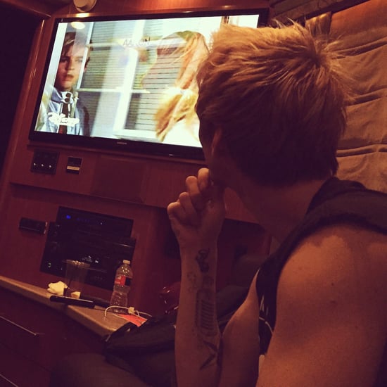Aaron Carter Posts Photo of Himself Watching Lizzie McGuire