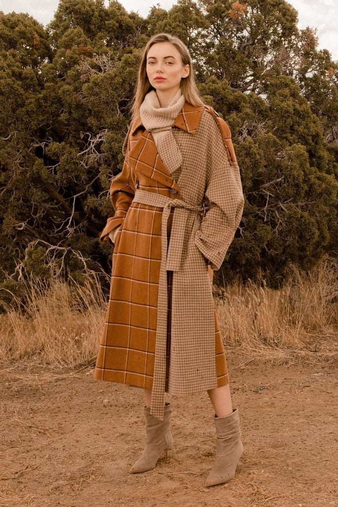 J.ing Mixer Brown Trench Coat