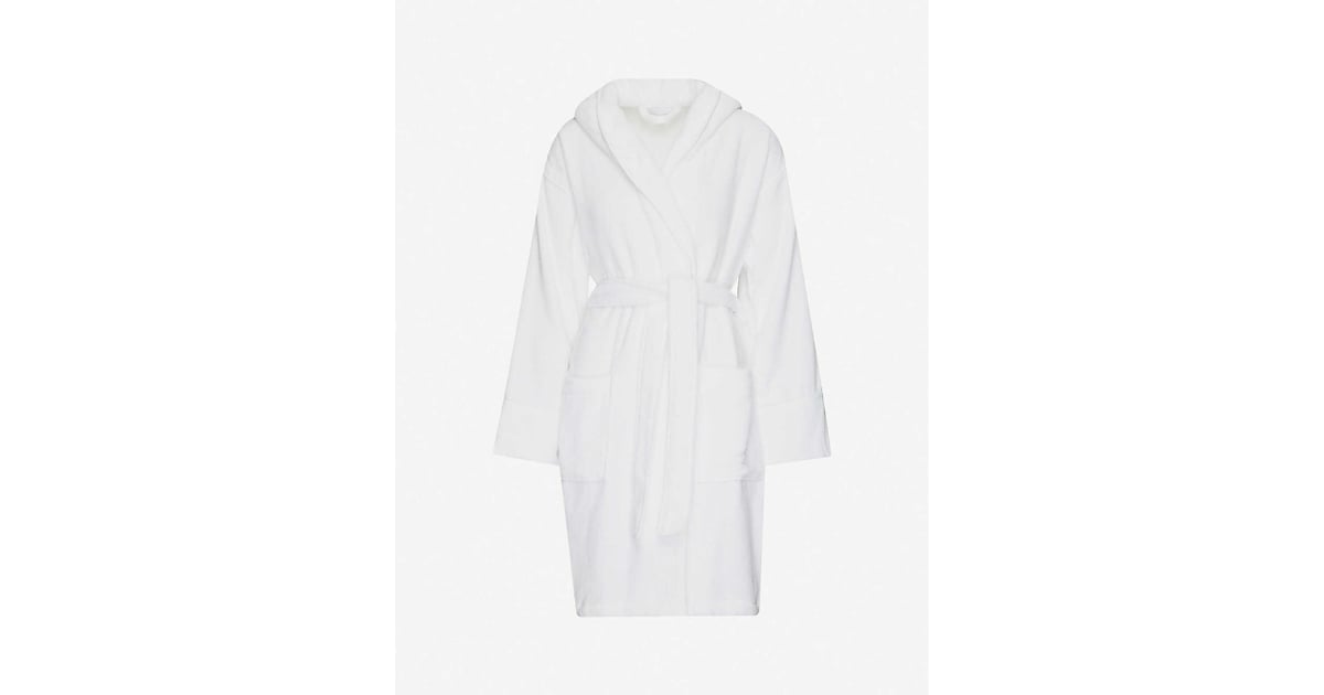 White Company Hydrocotton Hooded Dressing Gown 