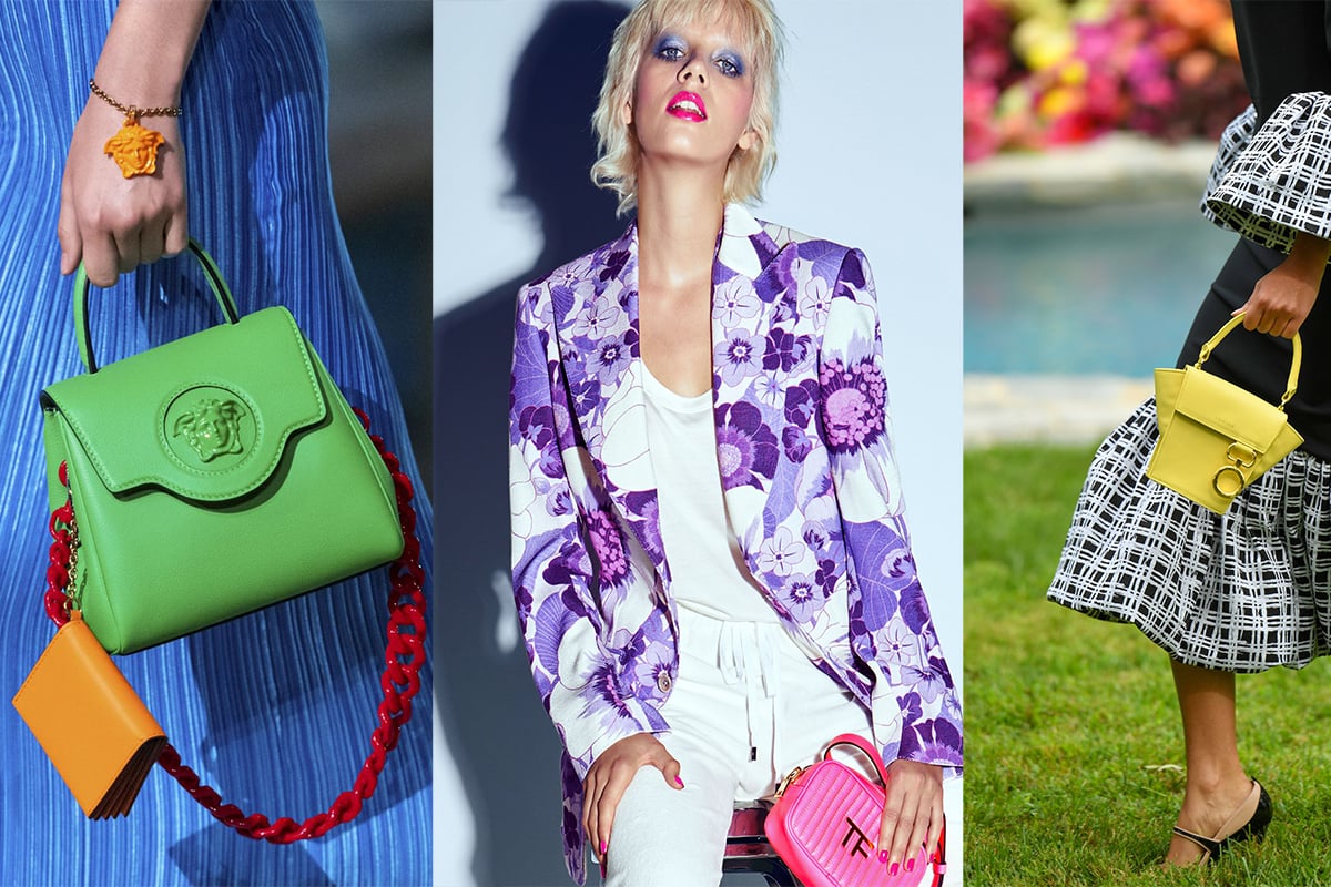 spring color purses