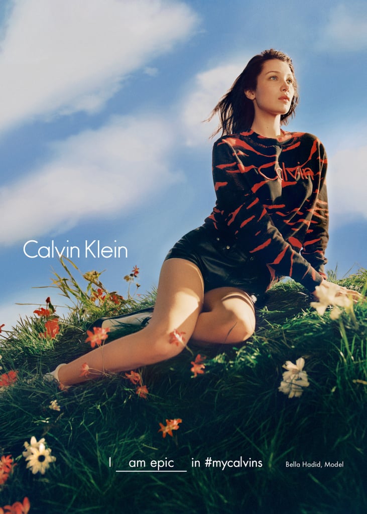 Bella Hadid Calvin Klein Fall 2016 Campaign