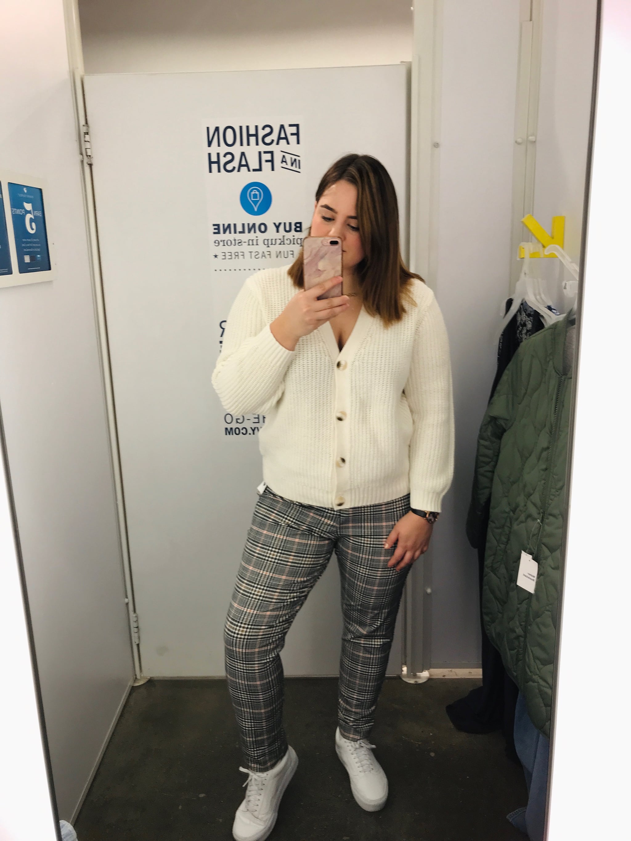 Old navy plaid cardigan cheap