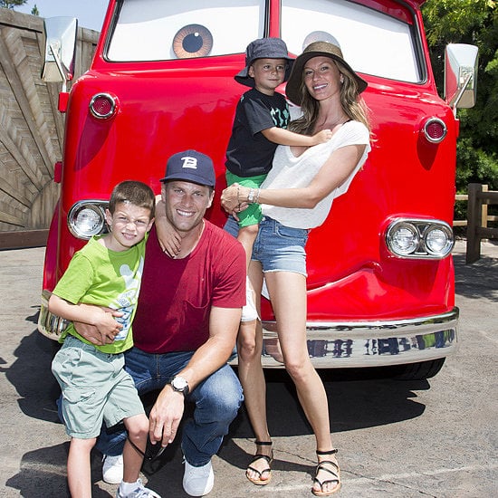 Gisele Bundchen and Tom Brady took their sons, Jack and Benjamin, to Disneyland in July 2013.