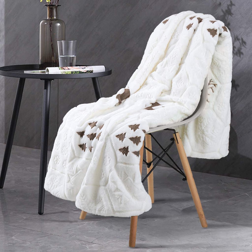 Faux-Fur Sherpa Fleece Blanket