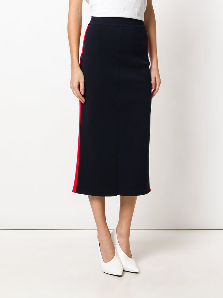 Stella McCartney Stripe Panel Pencil Skirt