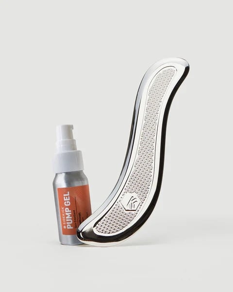 Sidekick Echo Muscle Scraper ($135) & Sidekick Eclipse Muscle Scraper ($119)
Olympic marathoner Emily Sisson uses Sidekick scrapers for massages, targeting her "lower legs and feet" and around her "quads and hamstrings, too," she says. The travel-size tools, which can be used with lotion or Sidekick Pump Gel ($12, originally $17), are great for boosting collagen activity and increasing blood flow after running.