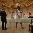 Melania Trump Dazzled the Japanese Prime Minister With Her Glitter Pink Dinner Heels