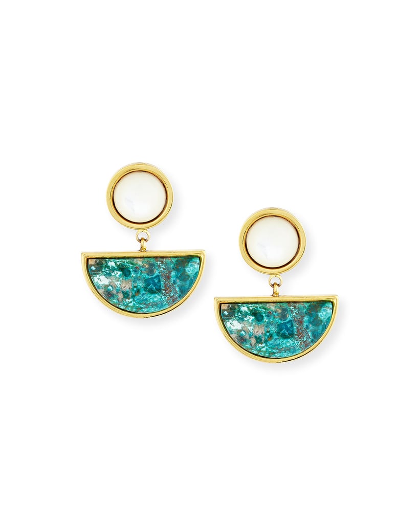 Lizzie Fortunato Geometry Surf Drop Earrings ($265)