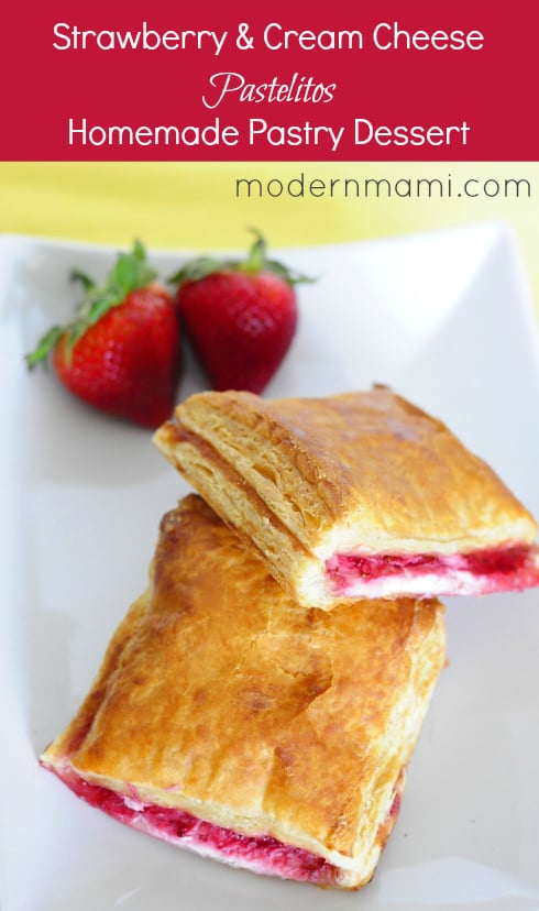 Strawberry and Cream Cheese Pastelitos