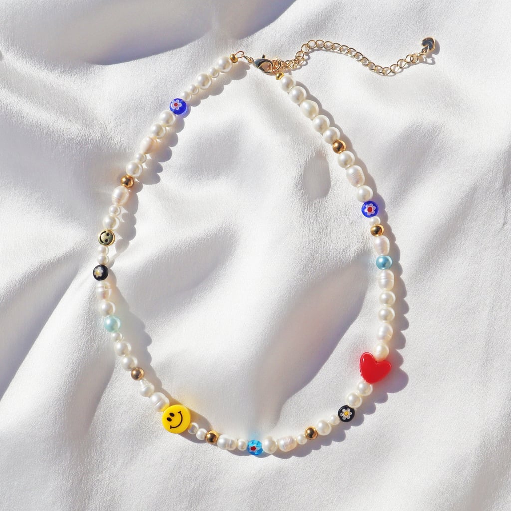 18K Gold Plated Fun Flirt Pearl Necklace