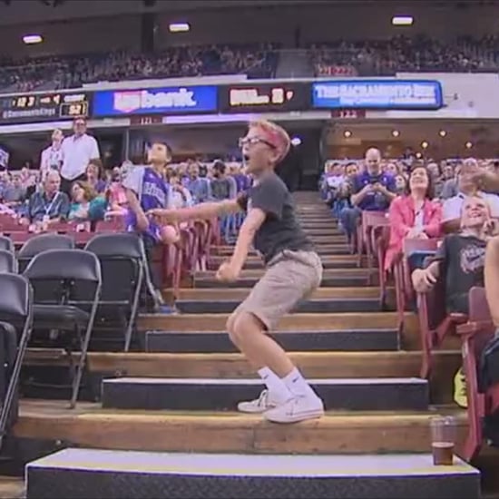 Funny Kid Dancing at Sacramento Kings Game