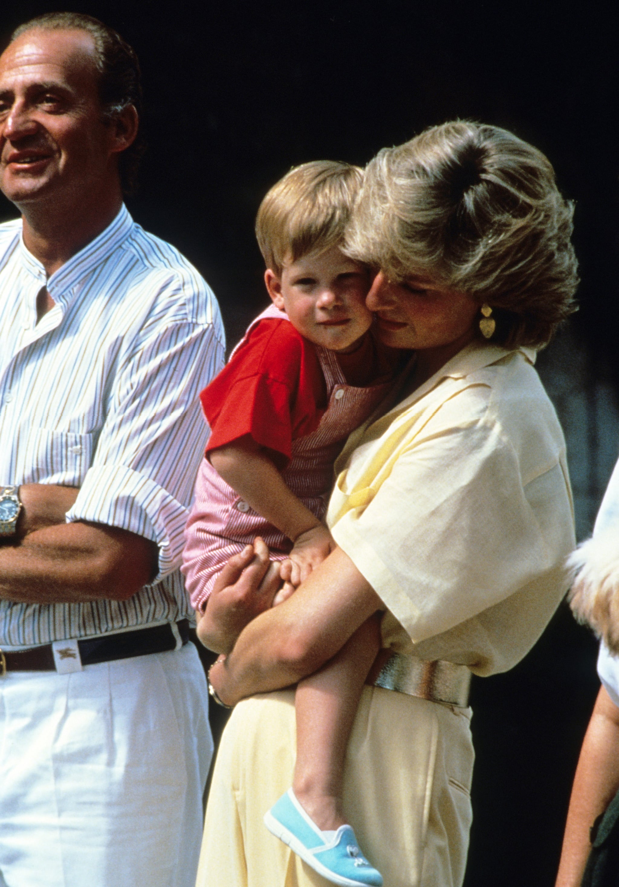 Pictures Of Princess Diana Being Affectionate With Sons Popsugar Family