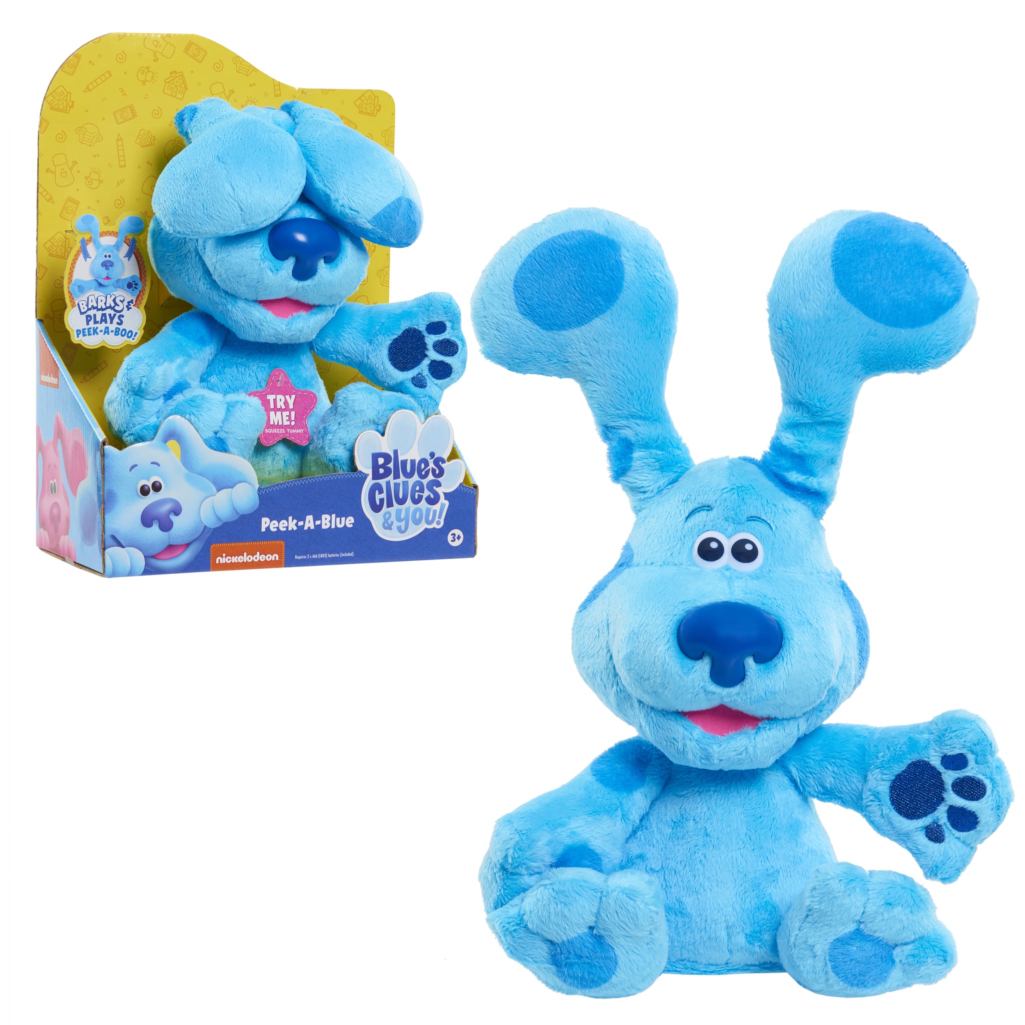 Beanbag Plush 7" Blue and Magenta 2-Pack New 2020 Kid Toy Blue's Clues and You 