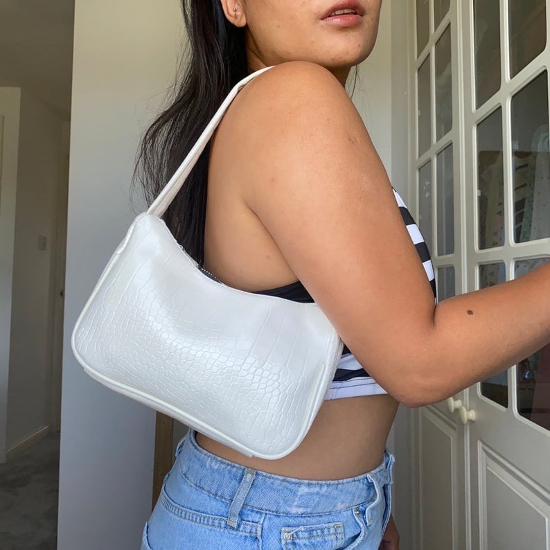 Vintage Mini Shoulder Baguette Bag