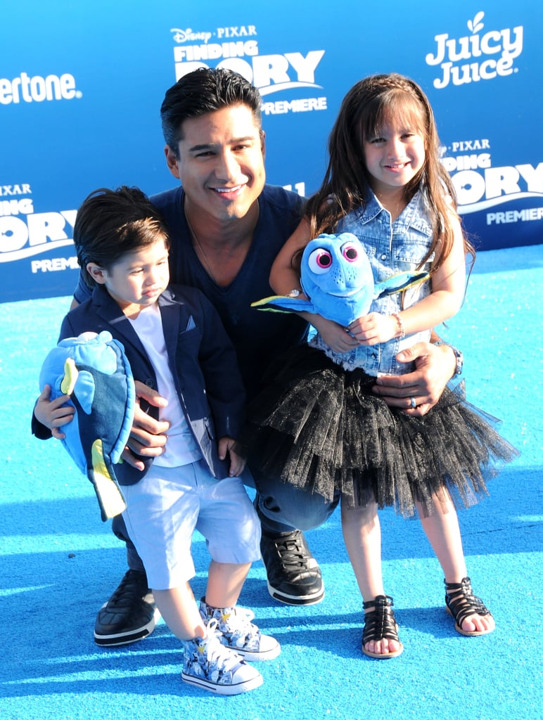 Mario Lopez and Family at Finding Dory Premiere June 2016