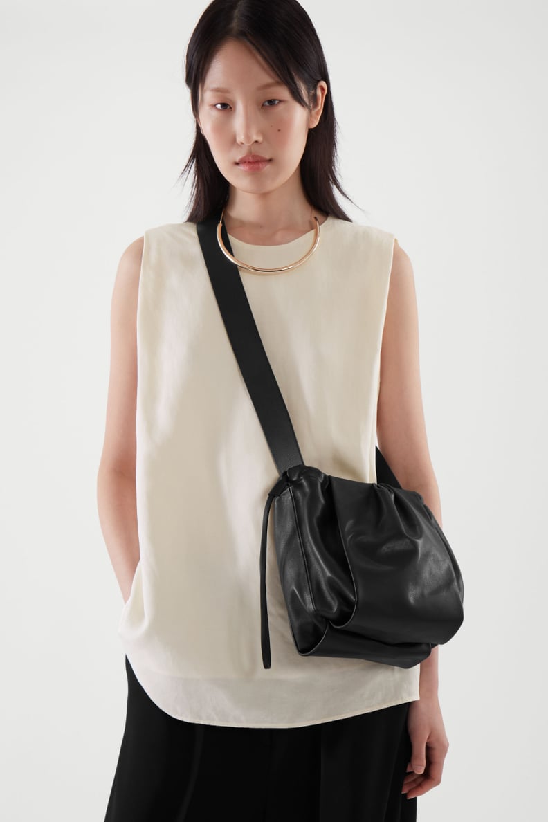 COS Leather Bucket Bag