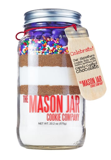 Celebrate! Festive Cookie Mix in a Mason Jar
