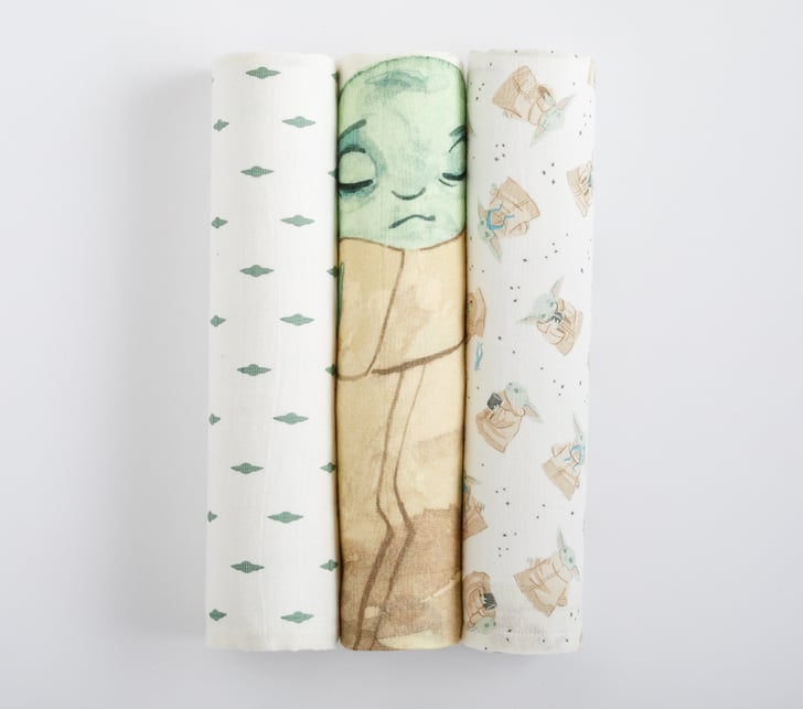 Star Wars The Child Organic Swaddle Set Pottery Barn Kids Star Wars