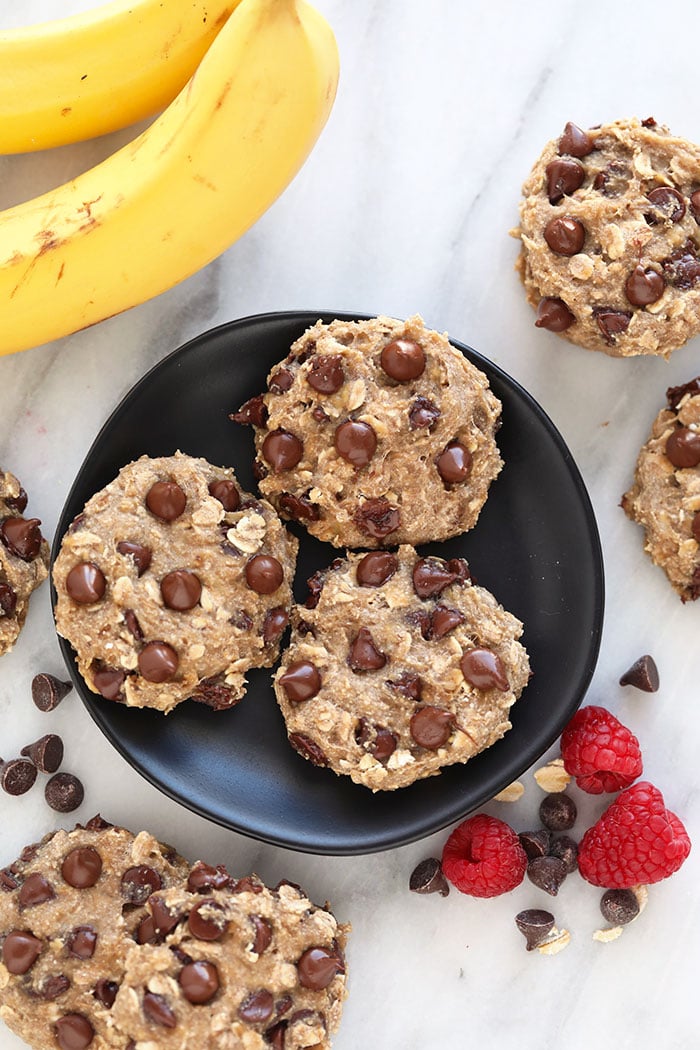 Vegan Gluten-Free Oatmeal Banana Cookies