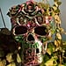 HomeGoods Iridescent Skull Candle Holders For Halloween