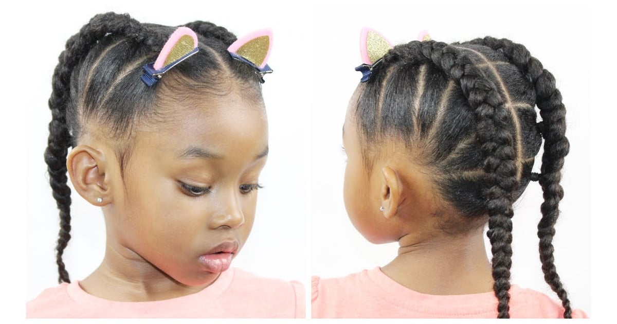Ponytail Cornrows | Bye-Bye, Ponytail! 13 Easy Hairdos For Your Daughter |  POPSUGAR Family
