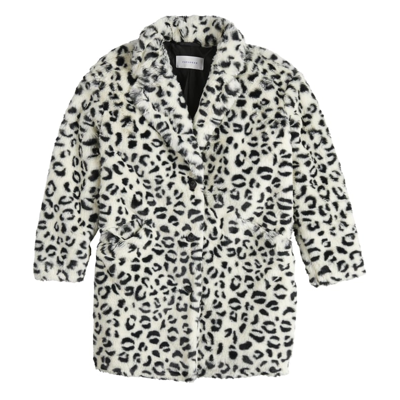 POPSUGAR Cozy Leopard Coat