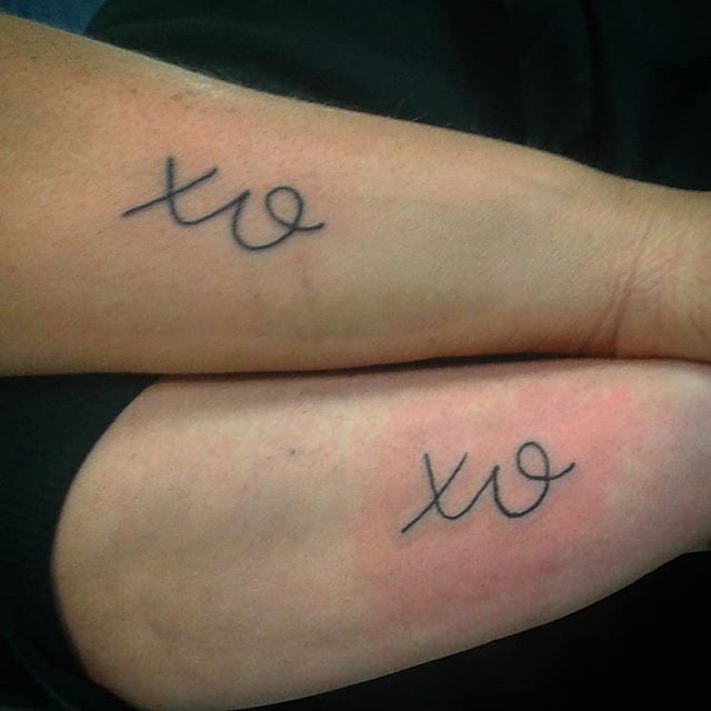 XOXO Small Matching Tattoo Ideas POPSUGAR Love & Sex Photo 50