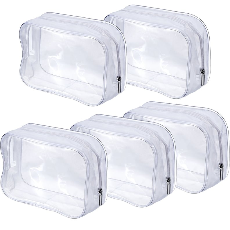 Pangda Clear PVC Zippered Toiletry Carry Pouch