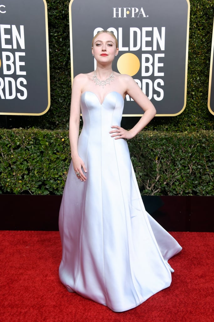 Dakota Fanning at the 2019 Golden Globes