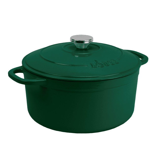 Lodge 6.5 Quart Enameled Cast Iron Dutch Oven in Emerald Green