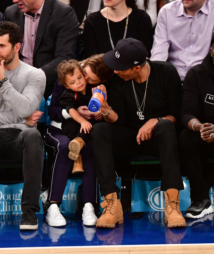 Ellen Pompeo and Chris Ivery at Knicks Game November 2018