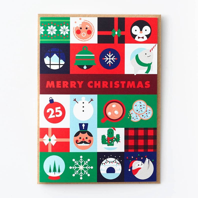 Christmas Icons Holiday Card