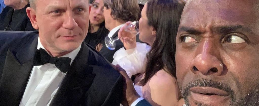 Idris Elba and Daniel Craig at the Golden Globes 2019