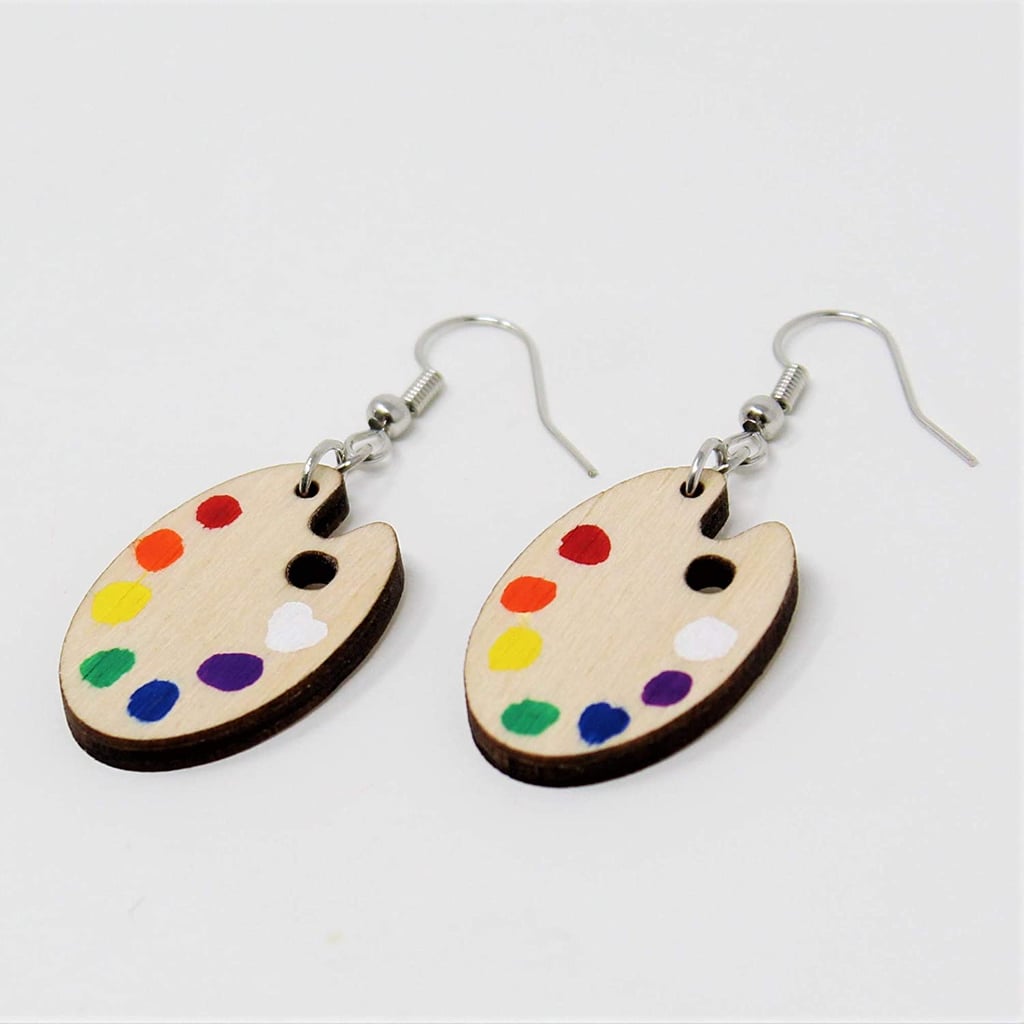 Telestic Design Paint Palette Dangle Earrings