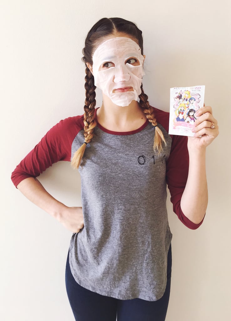 Unfortunately, the masks aren't printed — I'd have loved if they had a tiara design!