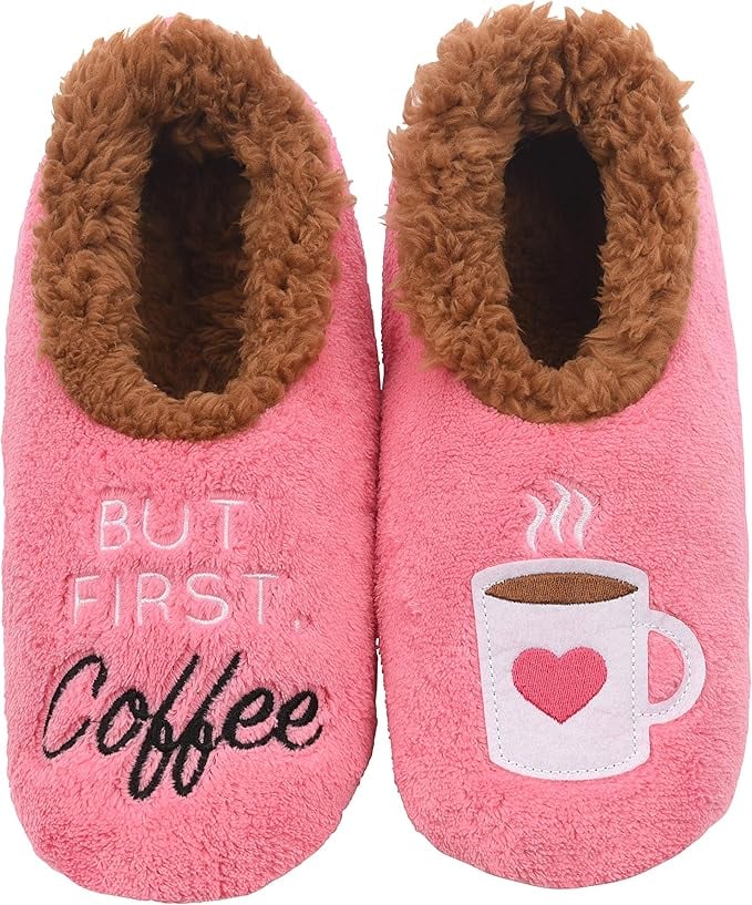 Chatty Coffee Slippers