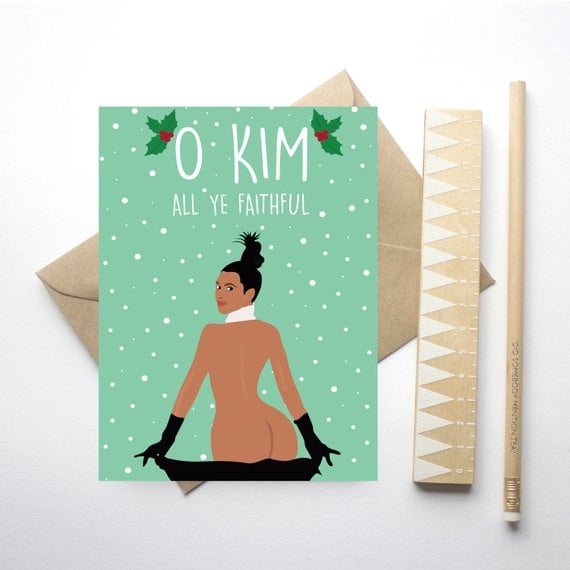 "O Kim All Ye Faithful" Card