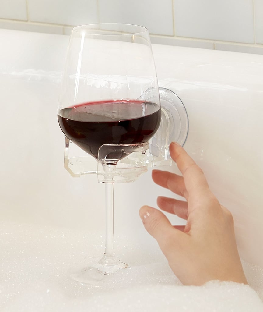 对于葡萄酒爱好者:SipCaddy浴缸和淋浴便携式杯托球童