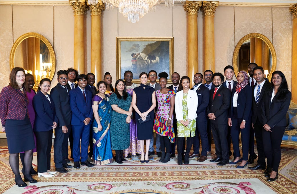 Meghan Markle Meets With Commonwealth Students at the Palace