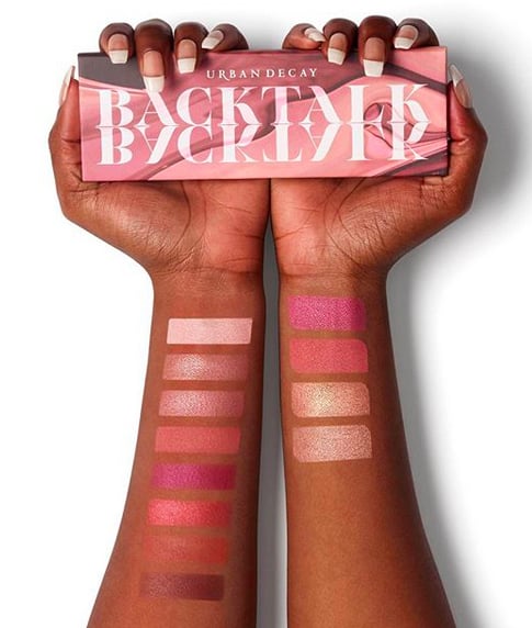 Urban Decay Backtalk Palette Swatches