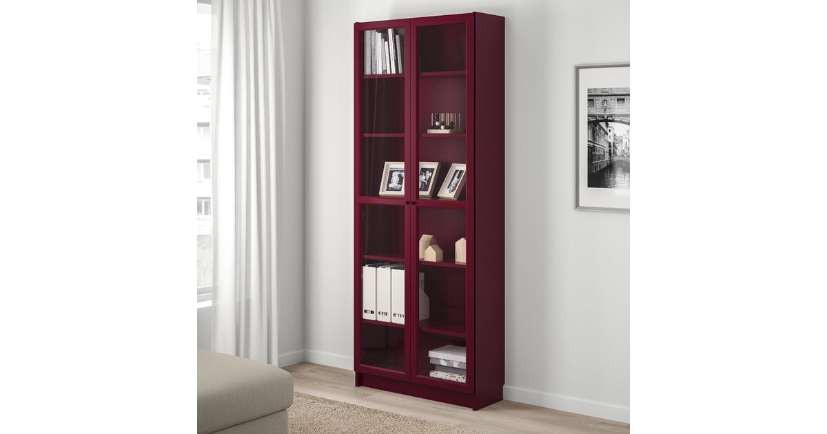 Billy Bookcase With Glass Doors Best Ikea Living Room Furniture