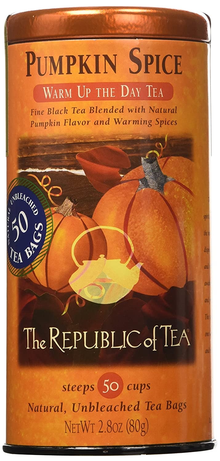 The Republic of Tea Pumpkin Spice Black Tea | The Best Fall Tea Flavors