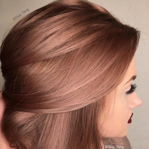 Rose Gold Hair Color Inspiration | POPSUGAR Beauty