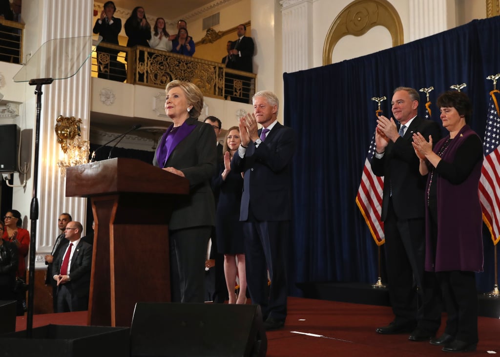 Hillary Clinton's Purple Blazer at Concession Speech 2016 | POPSUGAR ...