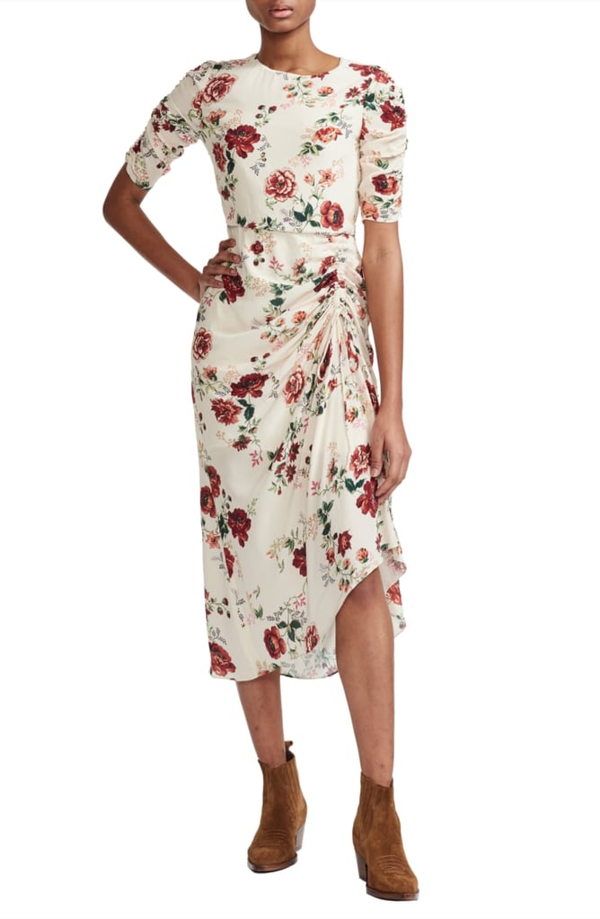 Maje Rondi Floral Print Dress