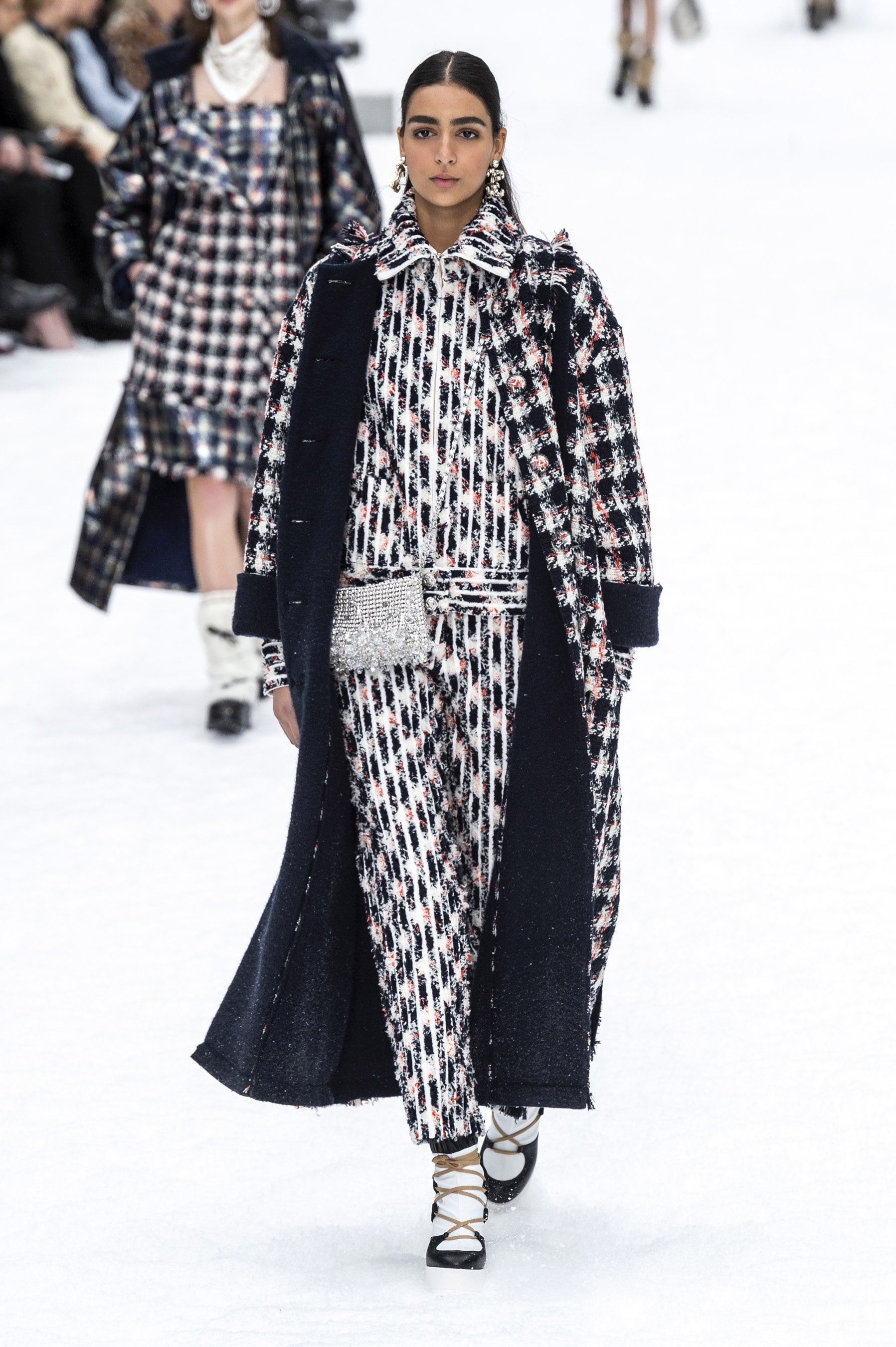 Fashion, Shopping & Style | Chanel Models Stepped Out in the Snow For Karl Lagerfeld's Final Show POPSUGAR Fashion 32
