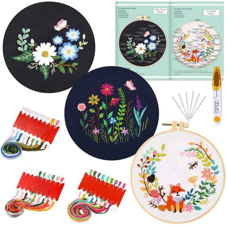 Caydo 3-Set Embroidery Starter Kit