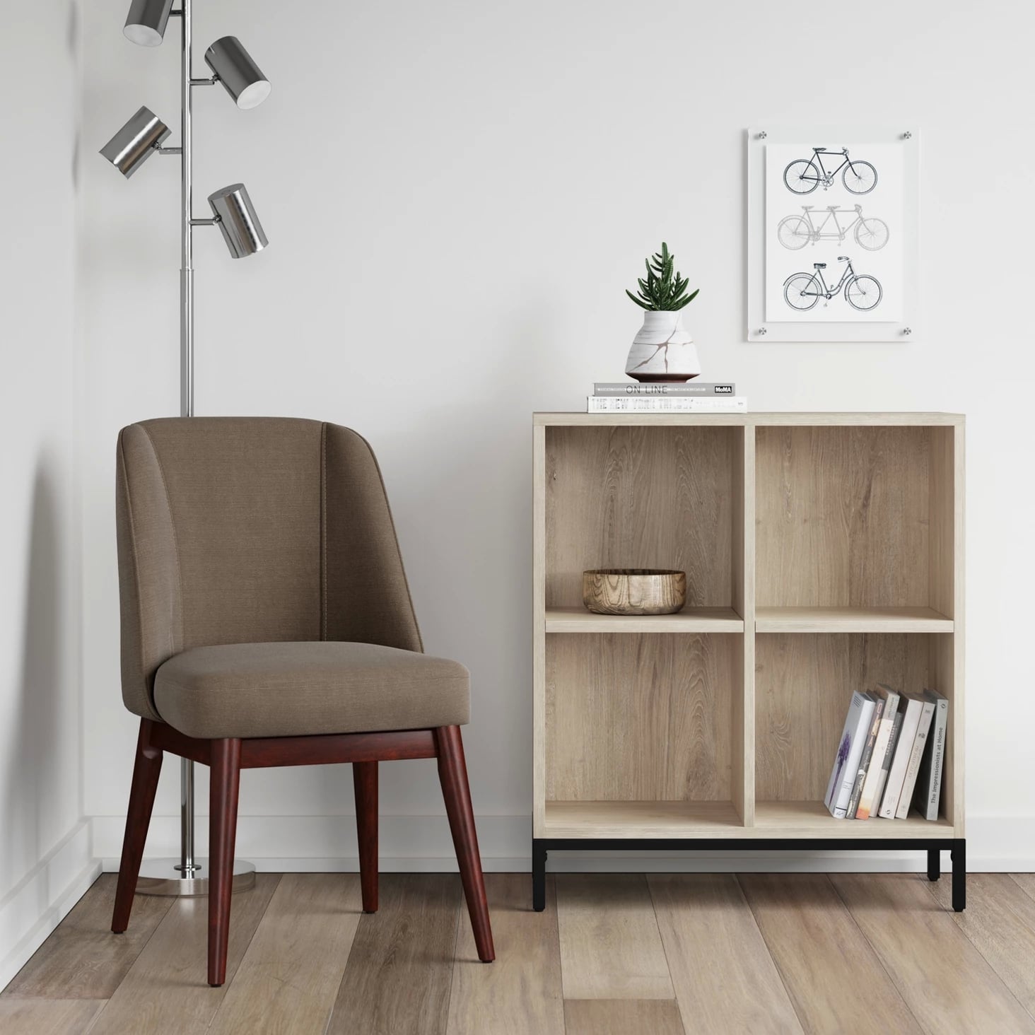 loring 4 cube bookcase