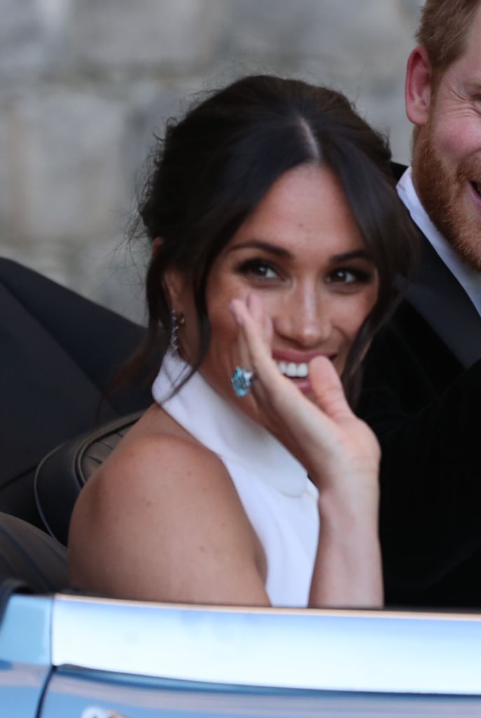 Meghan Markle Blue Ring at Her Wedding 2018