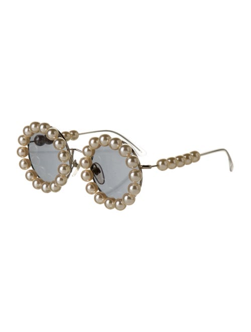 Chanel Vintage Faux Pearl Sunglasses 100 Vintage and Secondhand